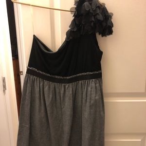 One shoulder party dress